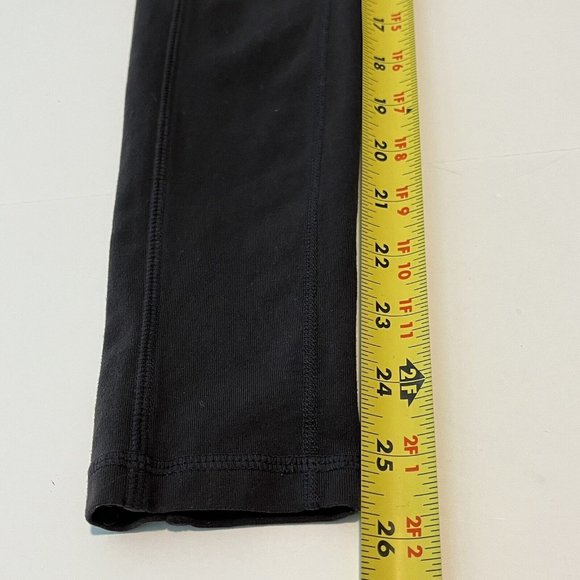 2017 Dark Gray Athleta Leggings Side Zipper Pockets Yoga Workout Women Size XS - Picture 14 of 15